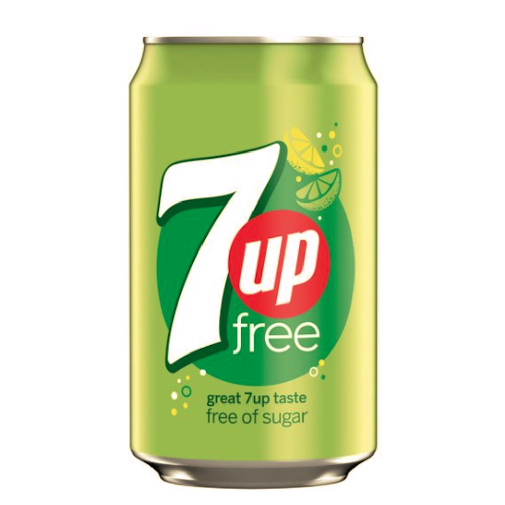 7Up Free Can 330ml x 24 - Livewell Vending