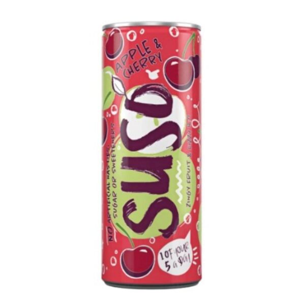 Suso Apple Cherry Suso 250ml x 24 Cans