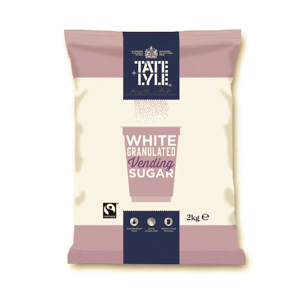 Tate & Lyle Vending Sugar Tate & Lyle Sugar 2kg x 6