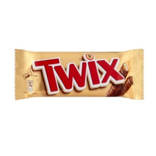 Twix Chocolate Bar 50g x 25