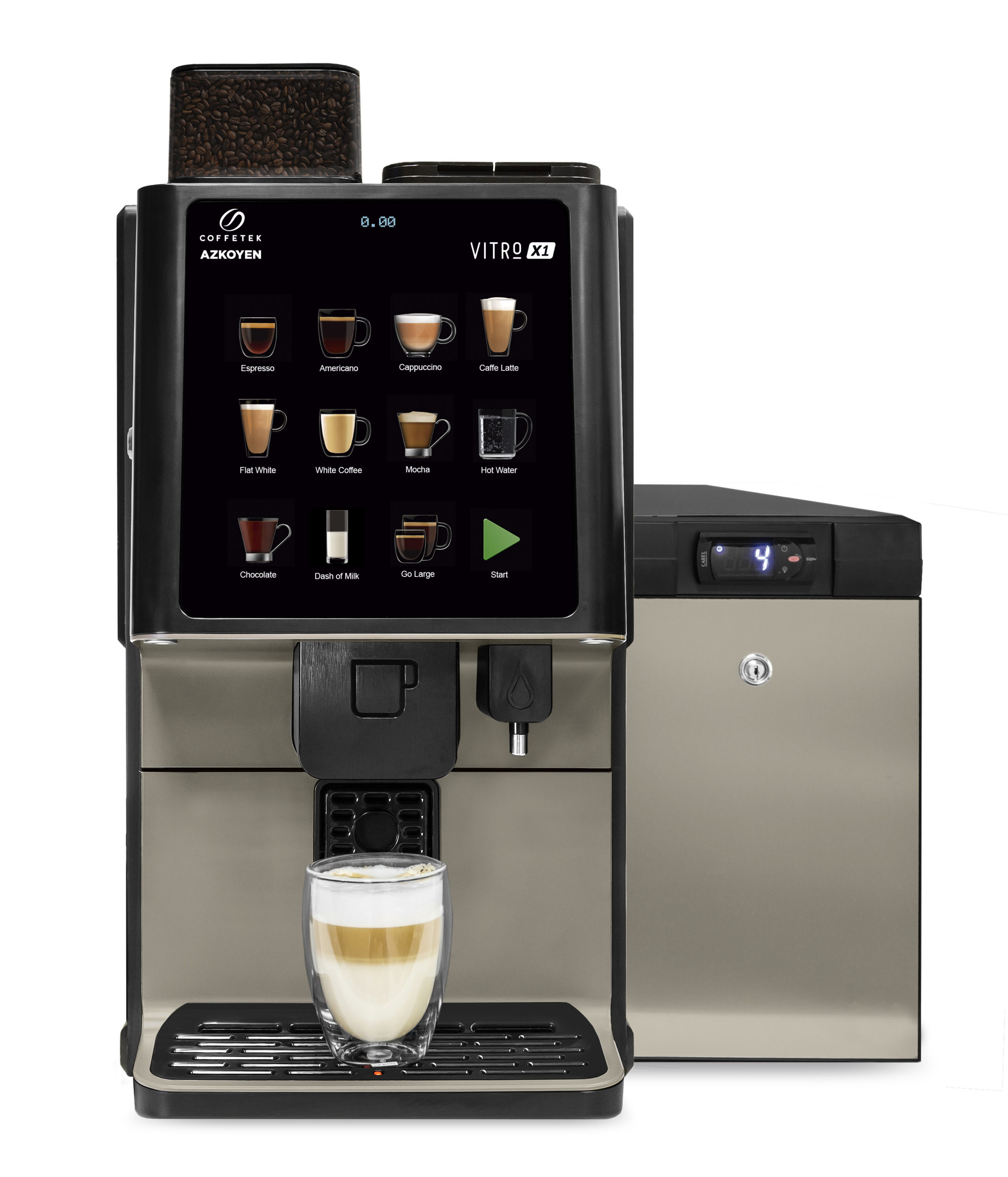 Vitro automatic fresh milk coffee machine image