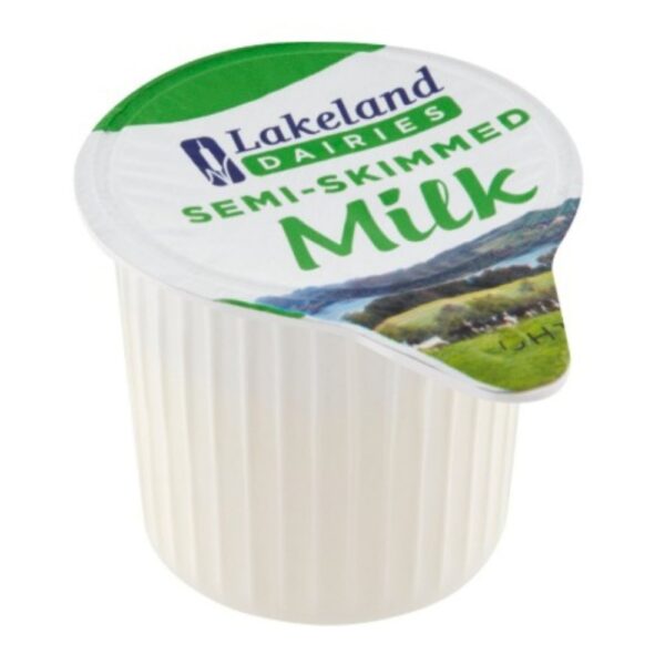 Lakeland Milk Pot Lakeland Dairies Semi-Skimmed Milk UHT 120 x 12ml Portions
