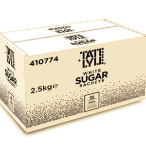 Tate & Lyle White Sugar Sticks 1000 x 2.5g