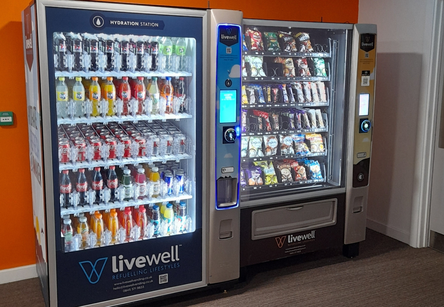two vending machines