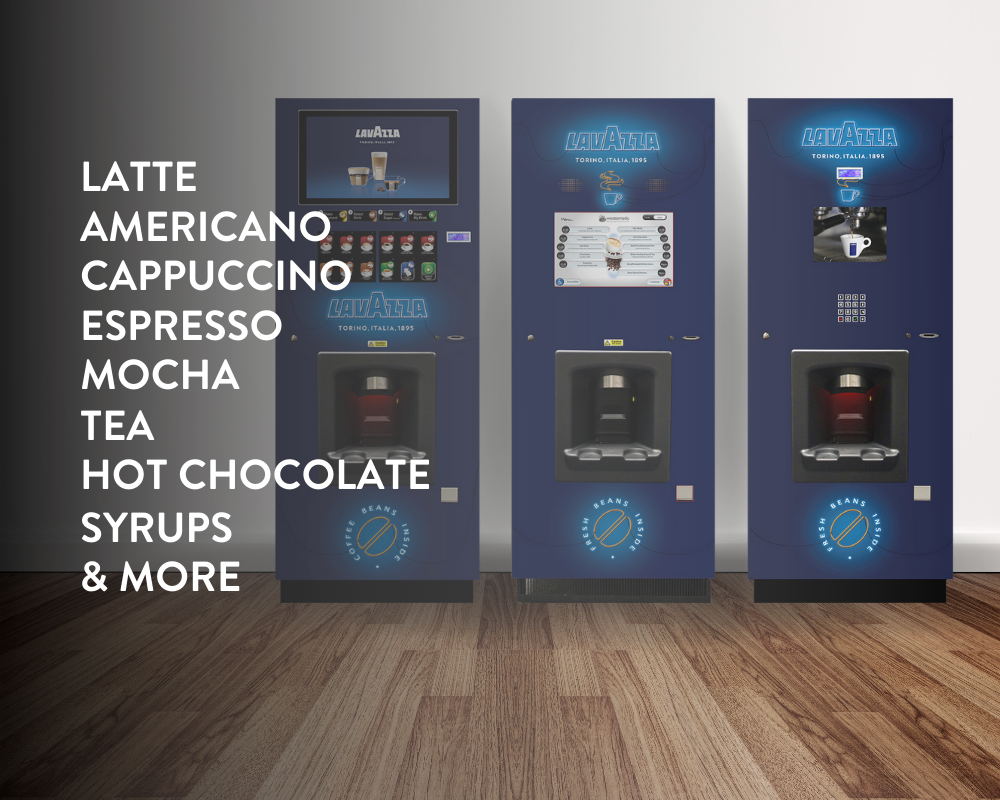 Commercial Fully automatic Coffee Machine Instant Coffee Vending Machine  Coins