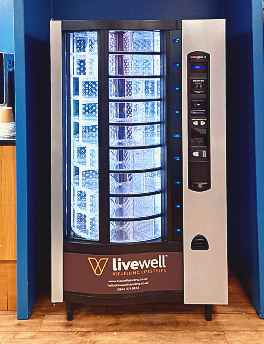 Recently Installed Food Vending Machine