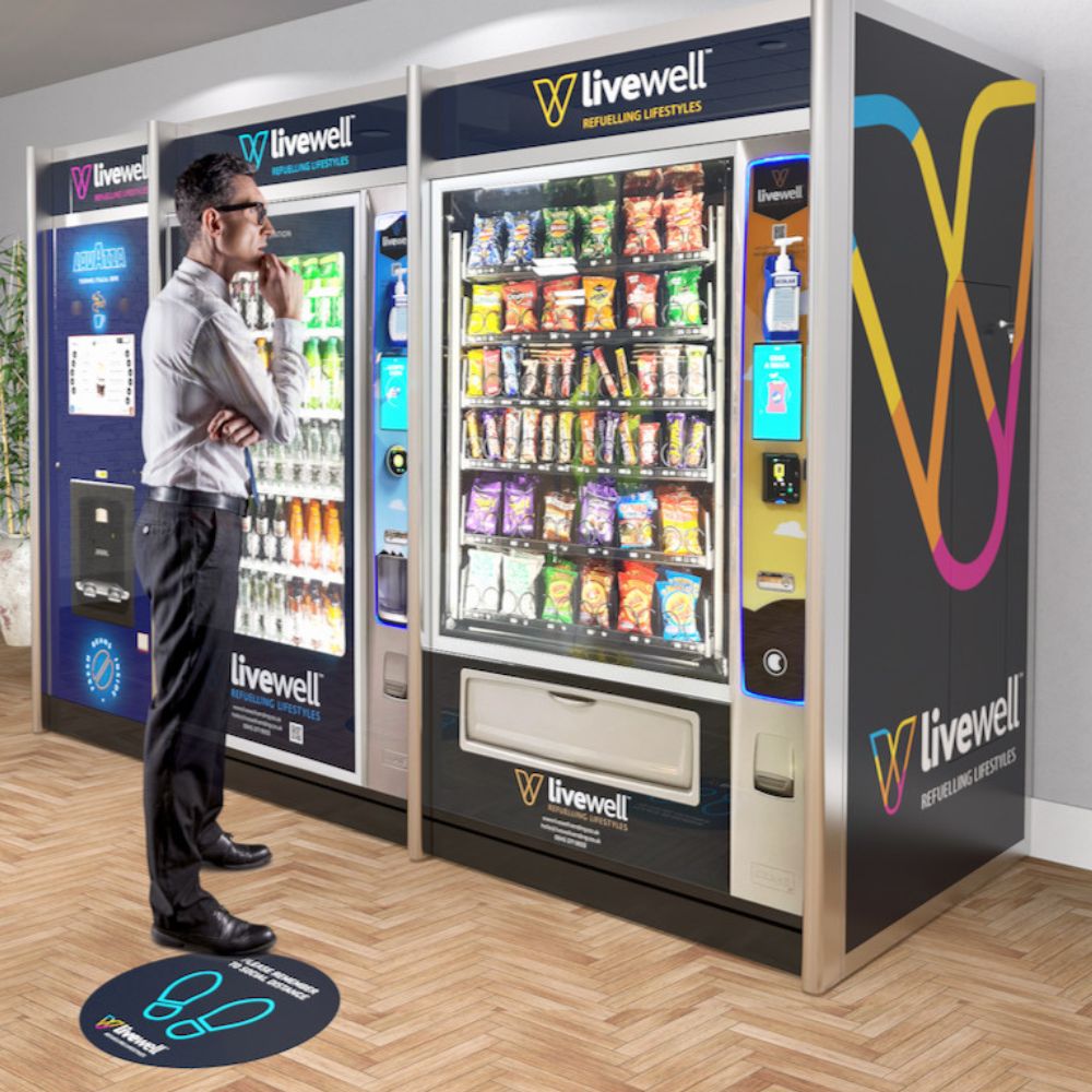 Livewell branded vending machines