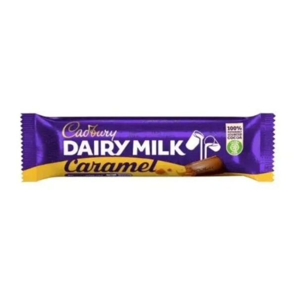 Cadbury Dairy Milk Caramel Chocolate Bar 45g x 48
