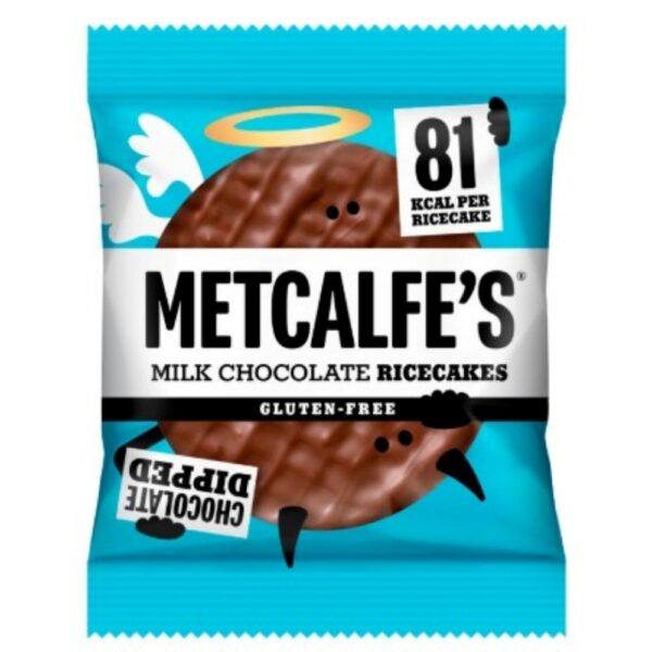 Metcalfe's Skinny Milk Chocolate Rice Cakes 34g x 12