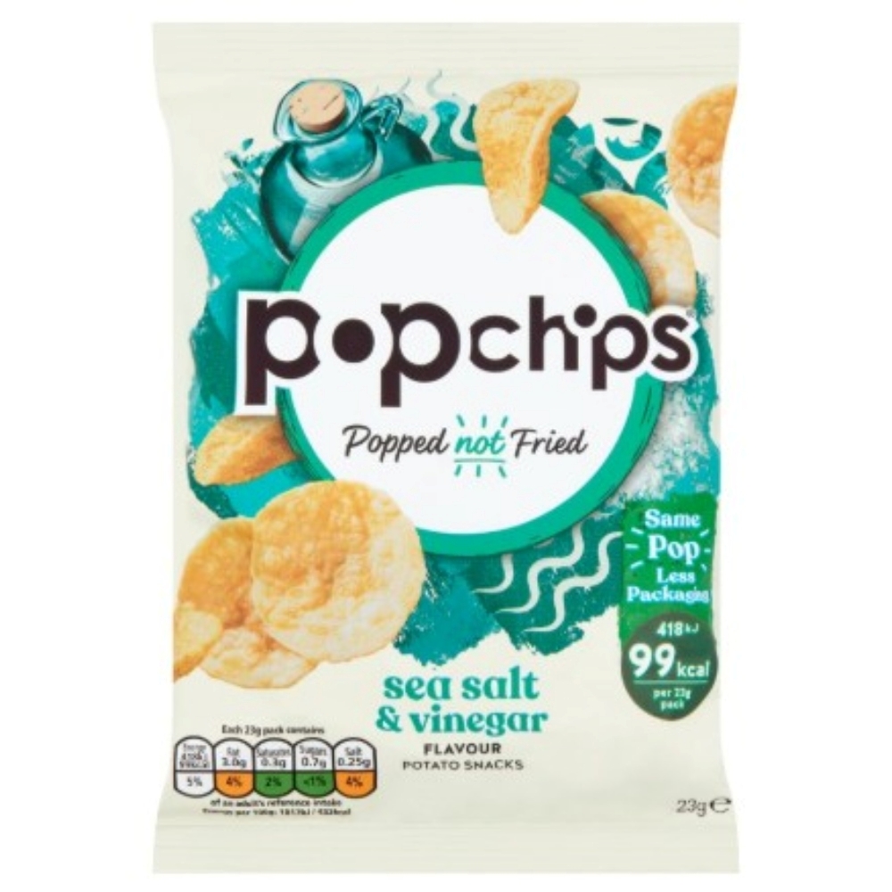 Popchips 23g x 24 - Livewell Vending
