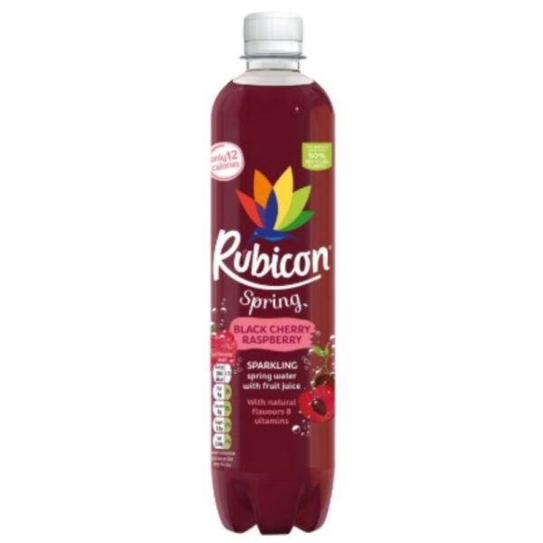 Rubicon Spring Black Cherry & Raspberry 500ml x 12
