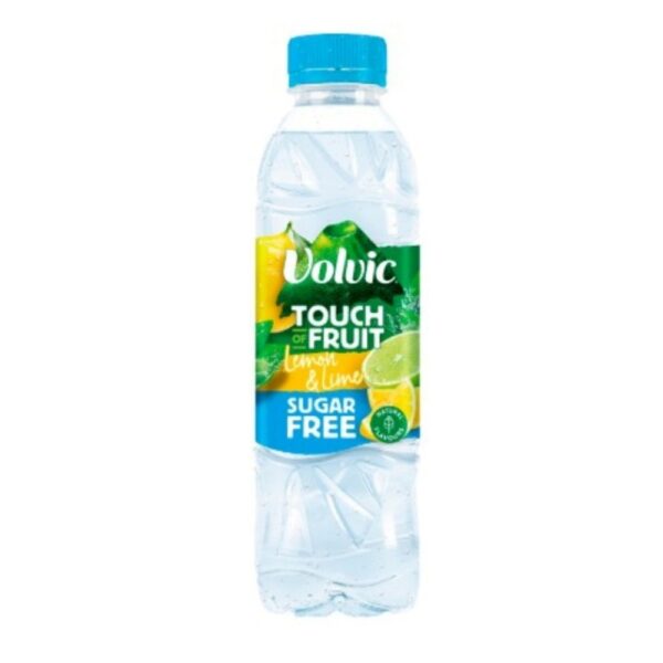 Volvic Volvic Touch Of Fruit Sugar Free Lemon & Lime 500ml x 12