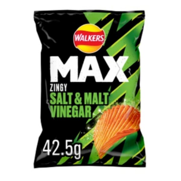 Walkers Max Ridged Crips 42.5g x 24