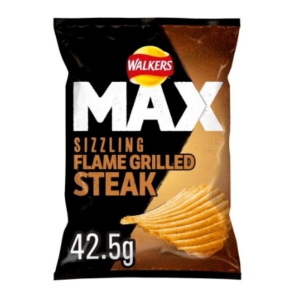 Walkers Max Ridged Crips 42.5g x 24